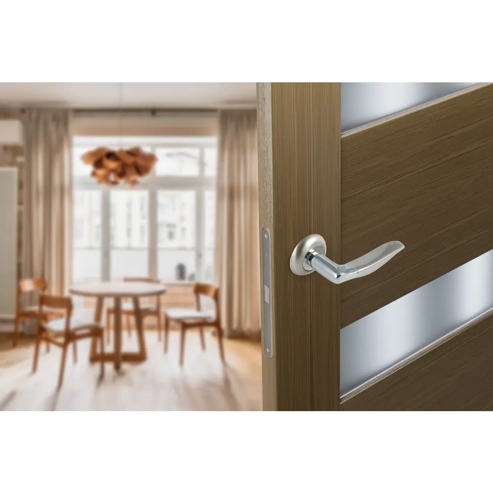 EDSON Дверные ручки для межкомнатных дверей в стиле никель 85168551 STLM-0059338 - Вид №9