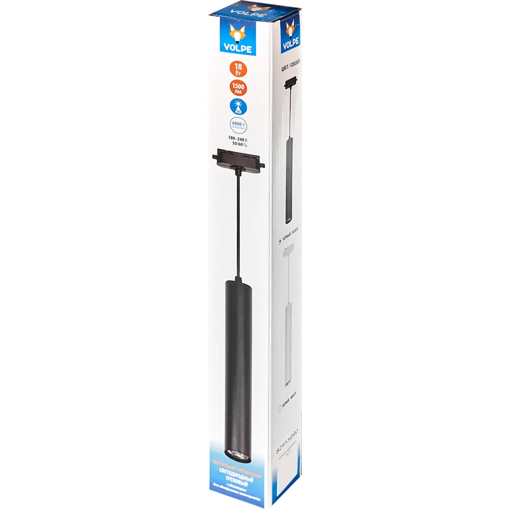 Трековый светильник светодиодный Volpe ULB-Q310 18 Вт 2 м² цвет черный 82955090 STLM-2082537  - Вид №4