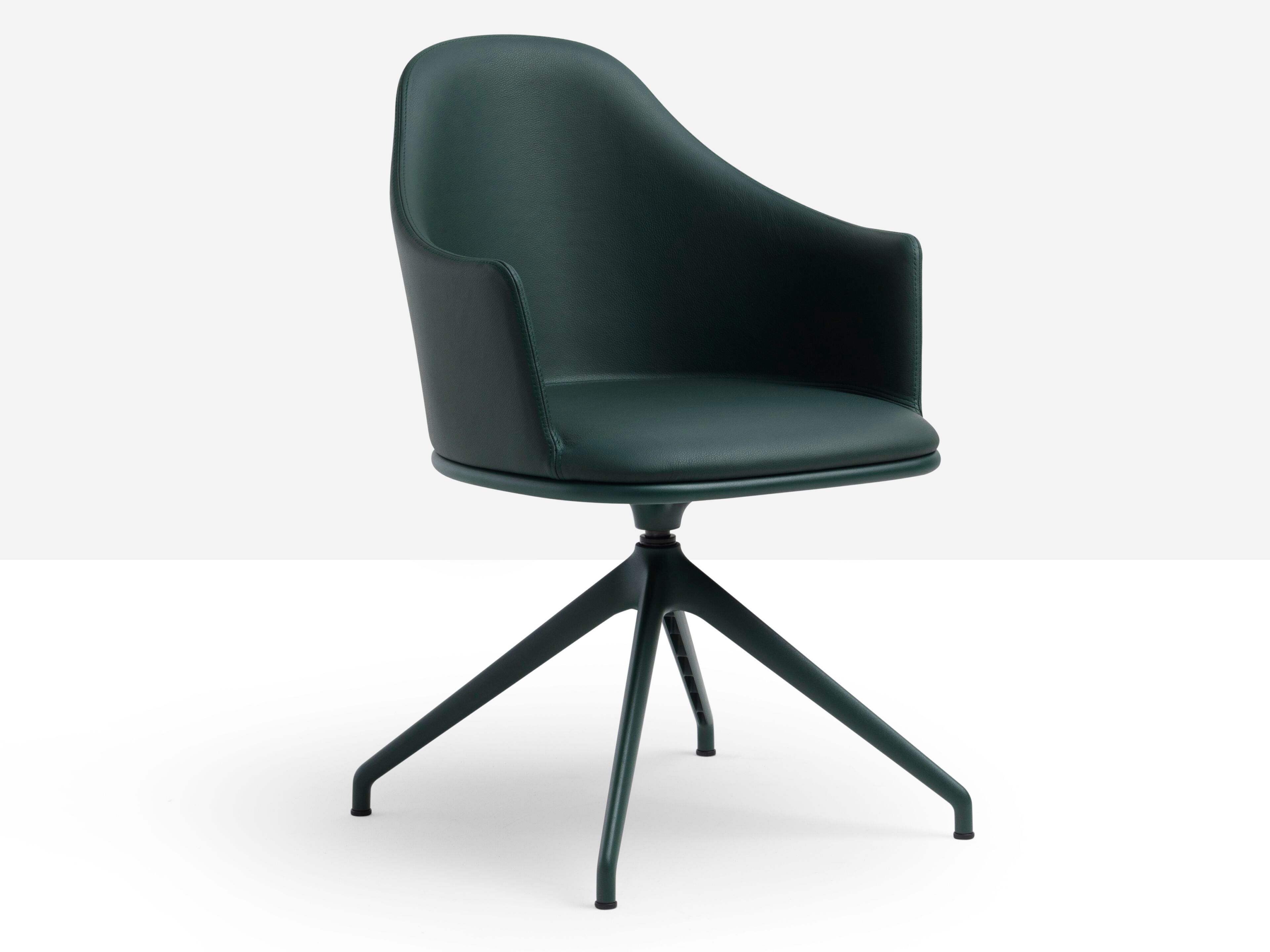 Кожаный стул с подлокотниками Midj ARCH-00033281