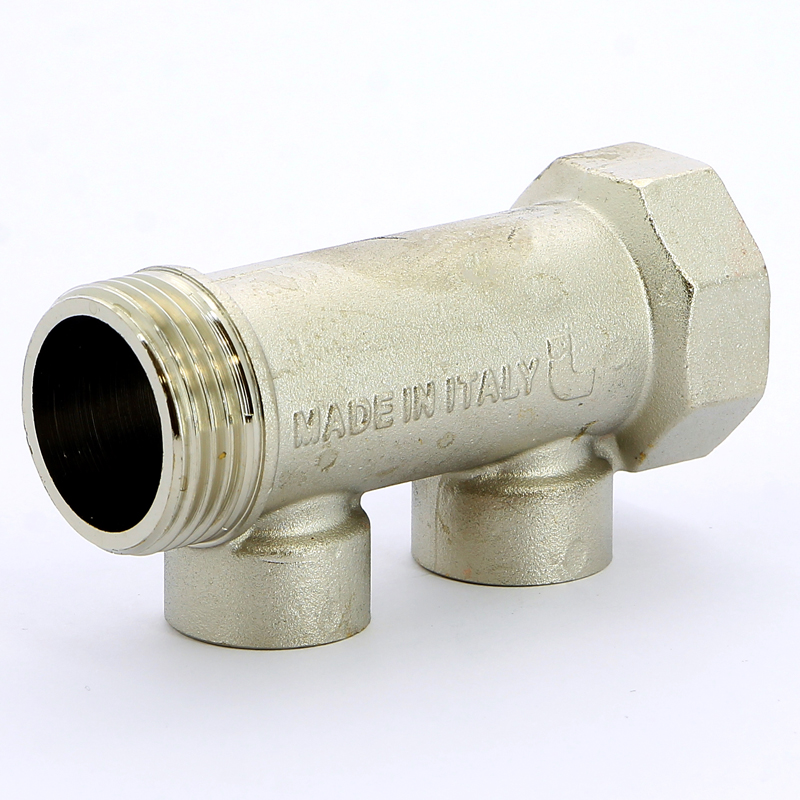 Коллектор НВ 1" никелированный ITAP 2 выхода 1/2"В 38мм 45012 - Вид №2