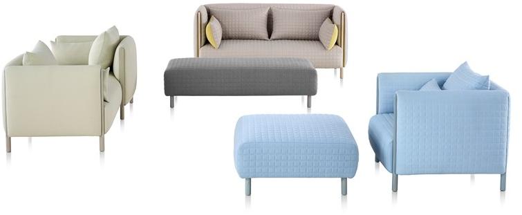 Herman Miller Мягкая скамья из ткани Colourform sun-id-1437549 - Вид №5