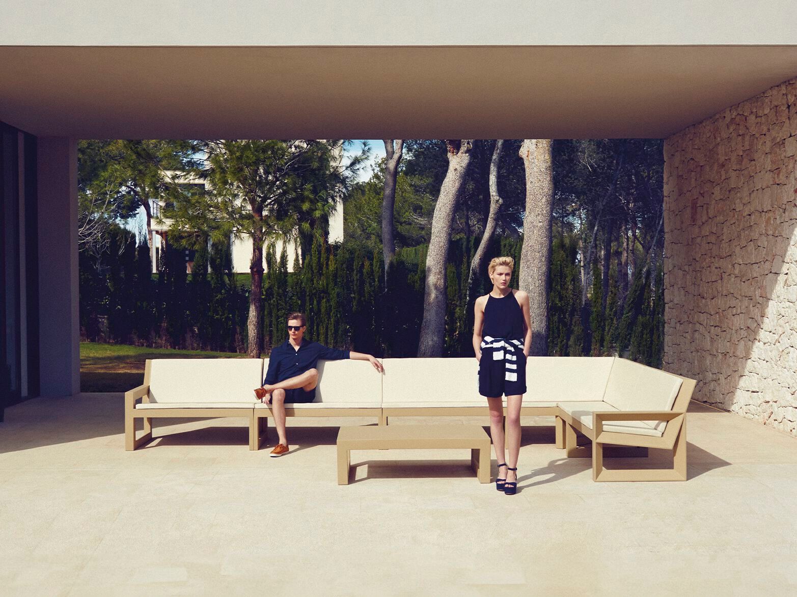 Прессованный алюминиевый журнальный столик Vondom рамка ARCH-00109178 - Вид №5