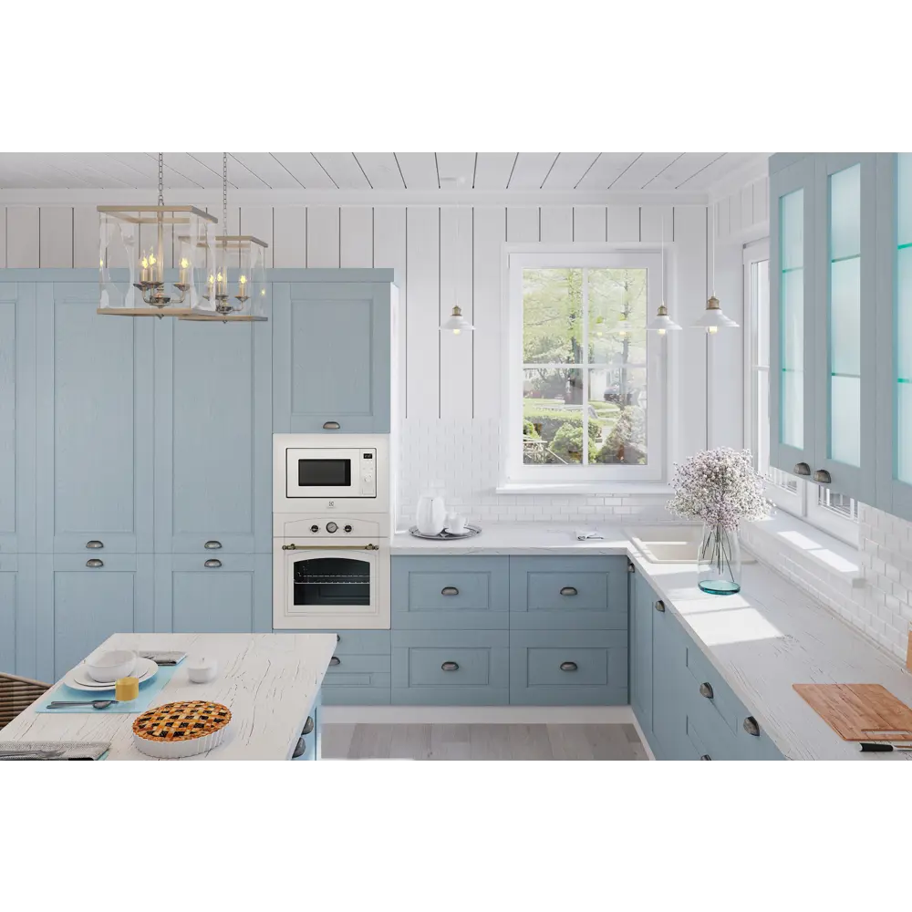 Фасад кухонный Томари Delinia ID голубой МДФ с ПВХ-покрытием 82011007 STLM-0017385 - Вид №8