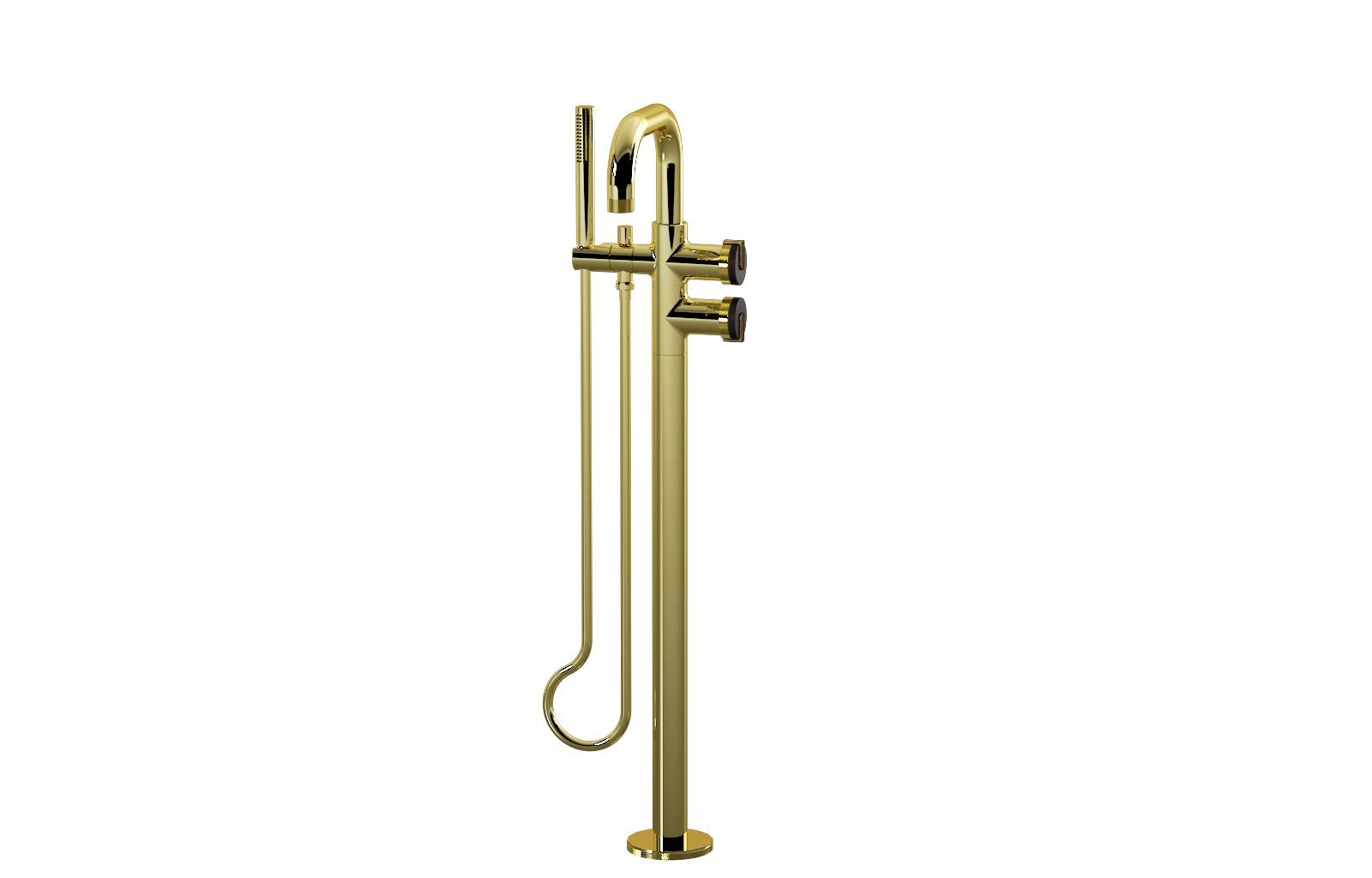 E-11557-R1OB-L1VBB-PB Смеситель напольный отдельностоящий (внешняя часть) GRAFF MOD+