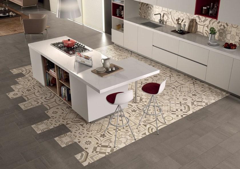 CERAMICHE KEOPE Настенная / напольная плитка из керамогранита Cementine sun-id-1426232 - Вид №4