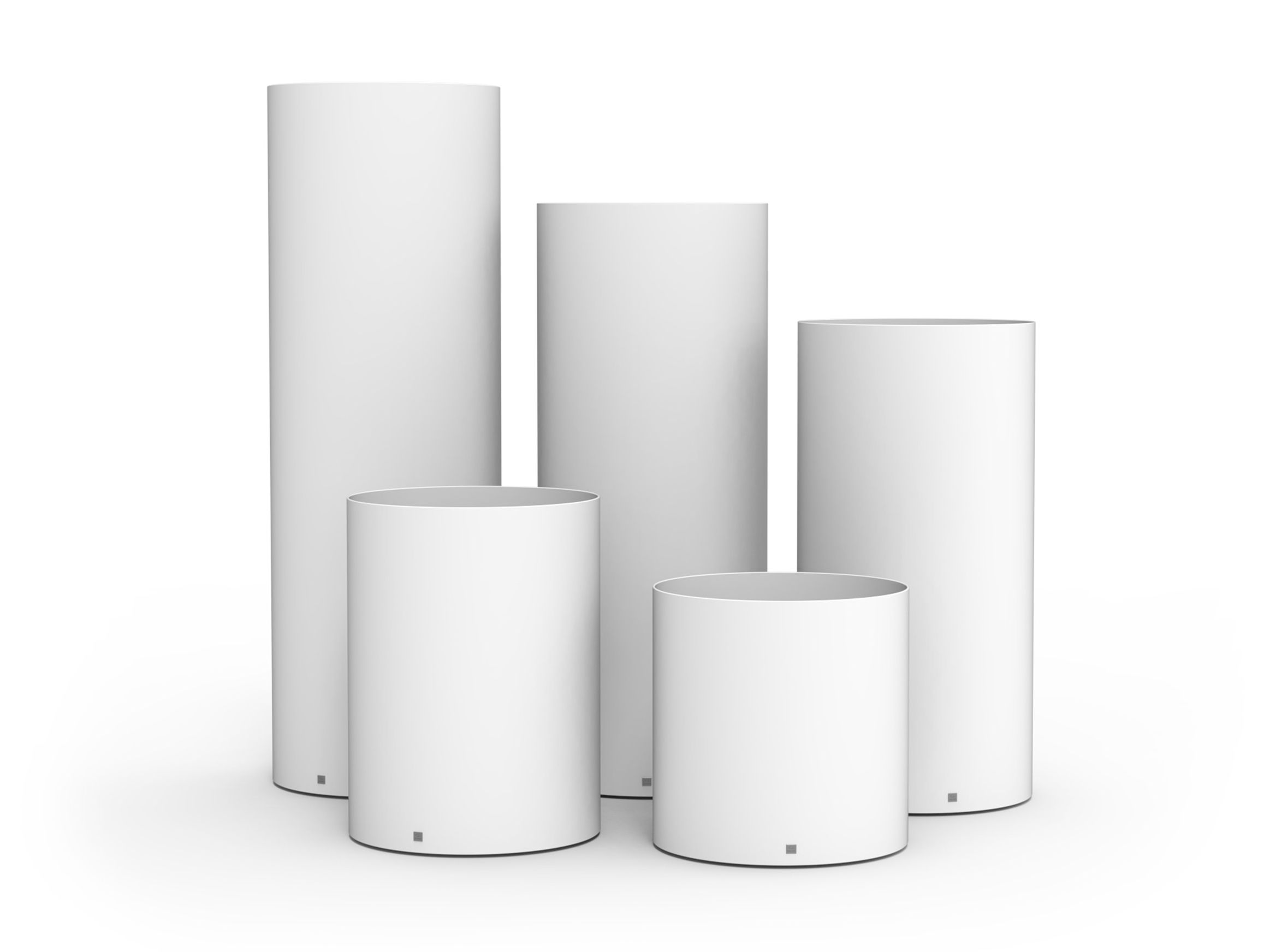 Круглый садовый горшок из стекловолокна GANSK Magnus ARCH-00013408 - Вид №1