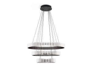 Металлическая светодиодная люстра