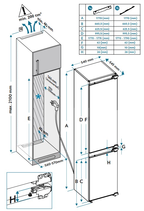 9231636 Встраиваемый холодильник Schaub Lorenz SLUE235B7 STDN-0145090 - Вид №12