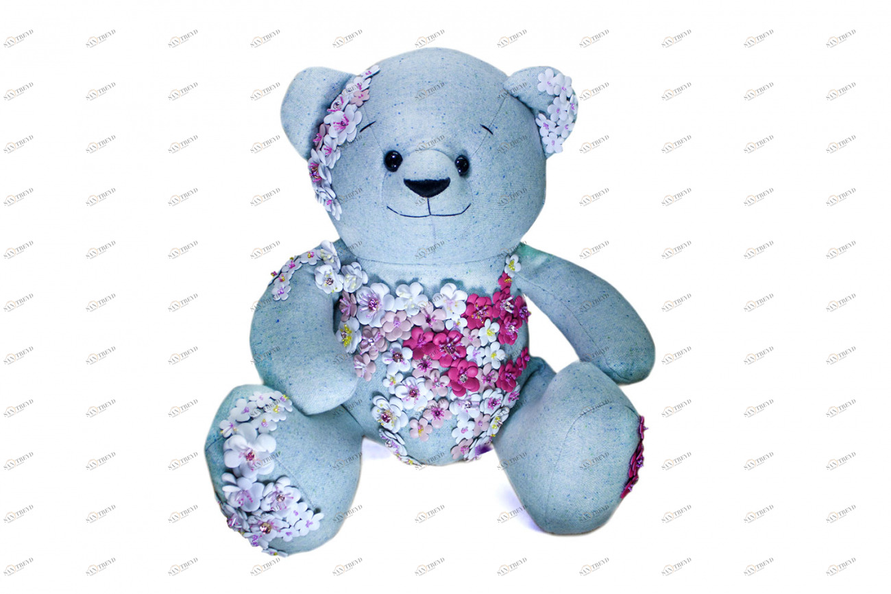 Мягкая игрушка Мишка Polly GOLDY BEARS МЕДВЕДИ 010969 Голубой 