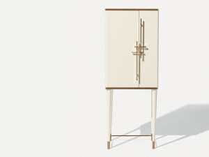 Барный шкаф со встроенным освещением