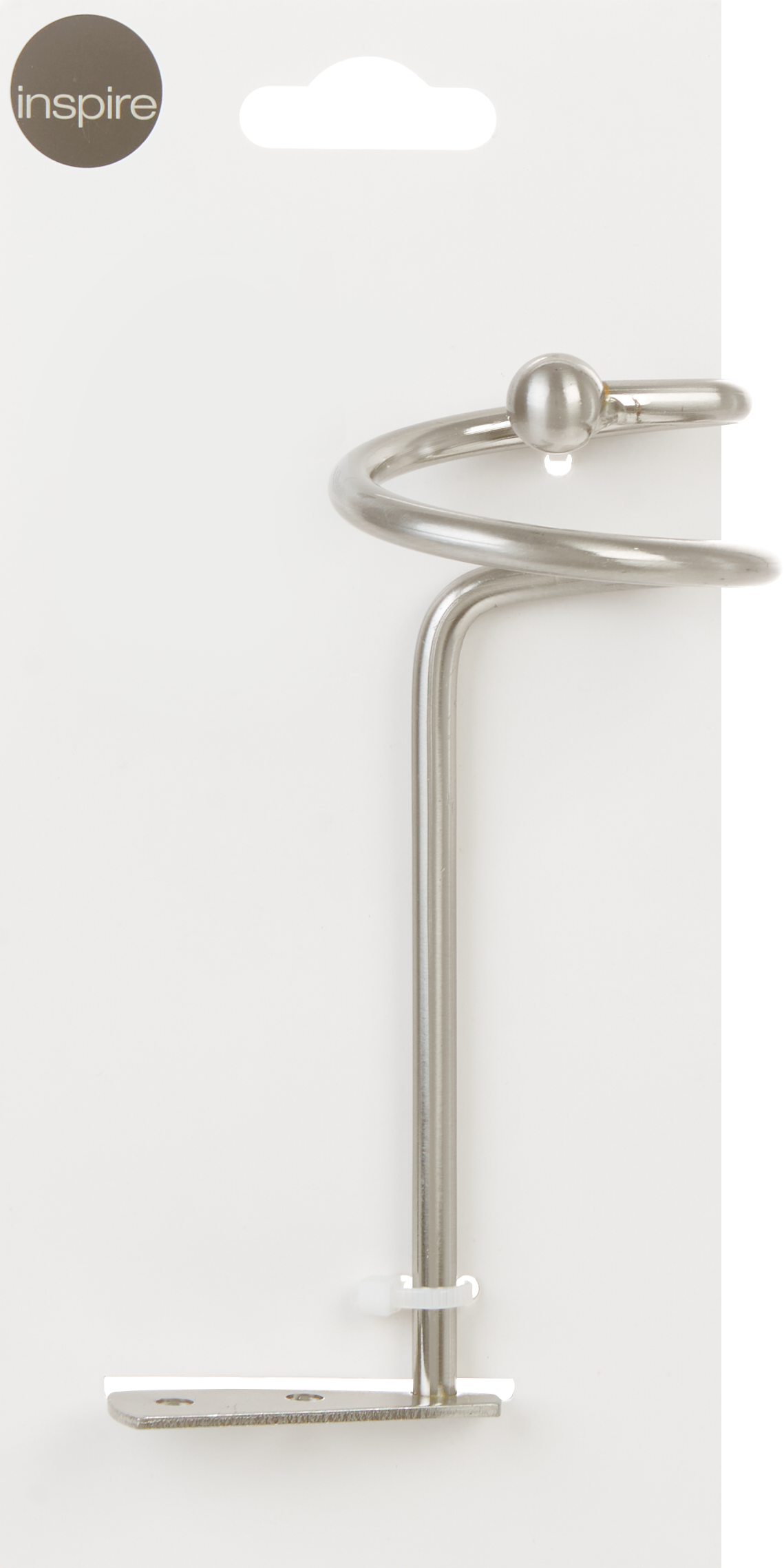 85186947 Подхват для штор 14.4 см металл цвет матовый хром Хром Матовый STLM-0059695 INSPIRE  - Вид №2