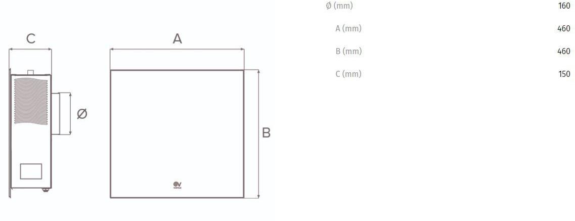 Vortice Система вентиляции с тепловым насосом Vort vdh hp mono 45049 - Вид №5