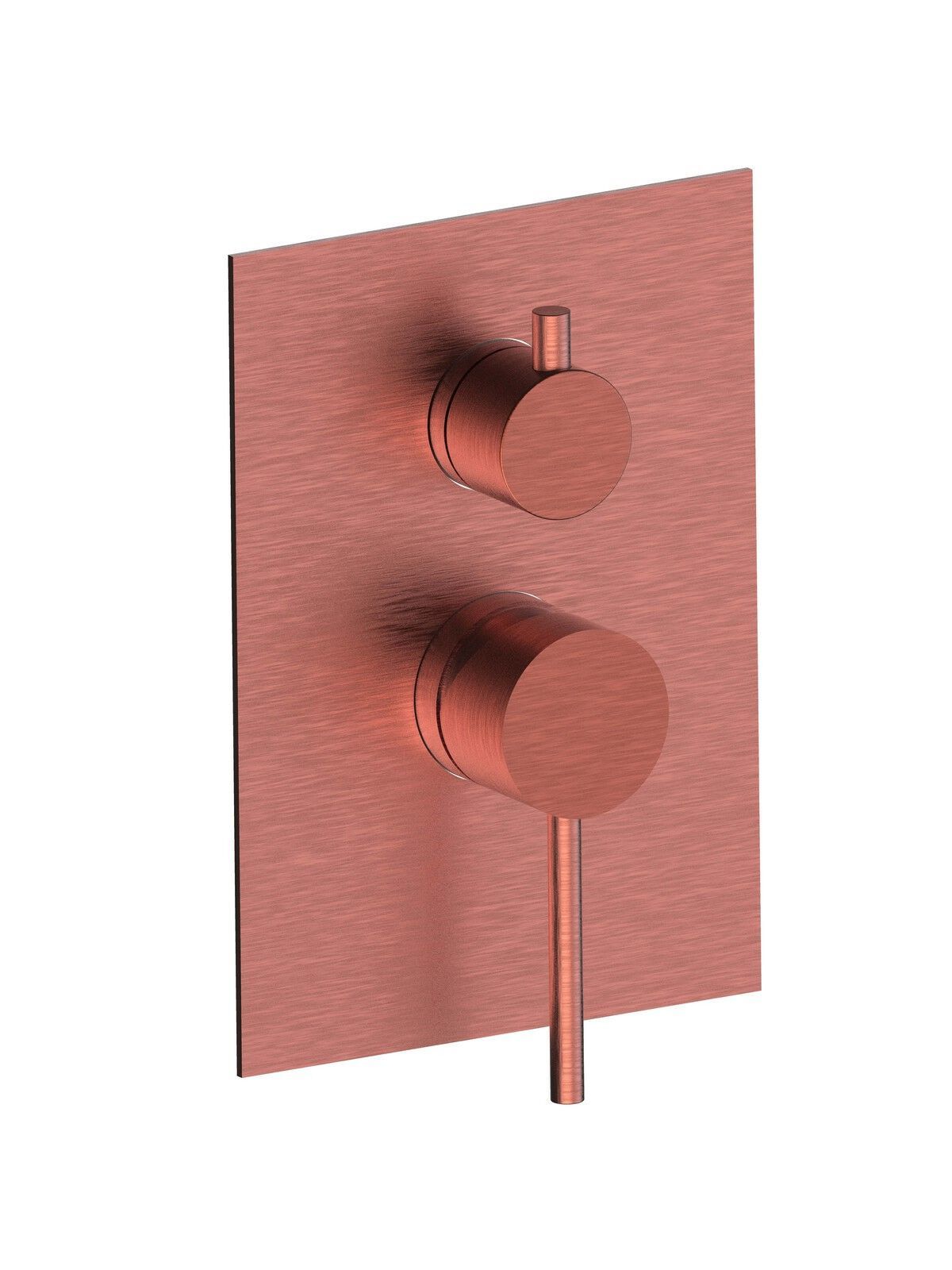 Смеситель для душа с 2 отверстиями из нержавеющей стали с пластиной Rubinetterie Frattini Pepe XL 316 ARCH-00134505