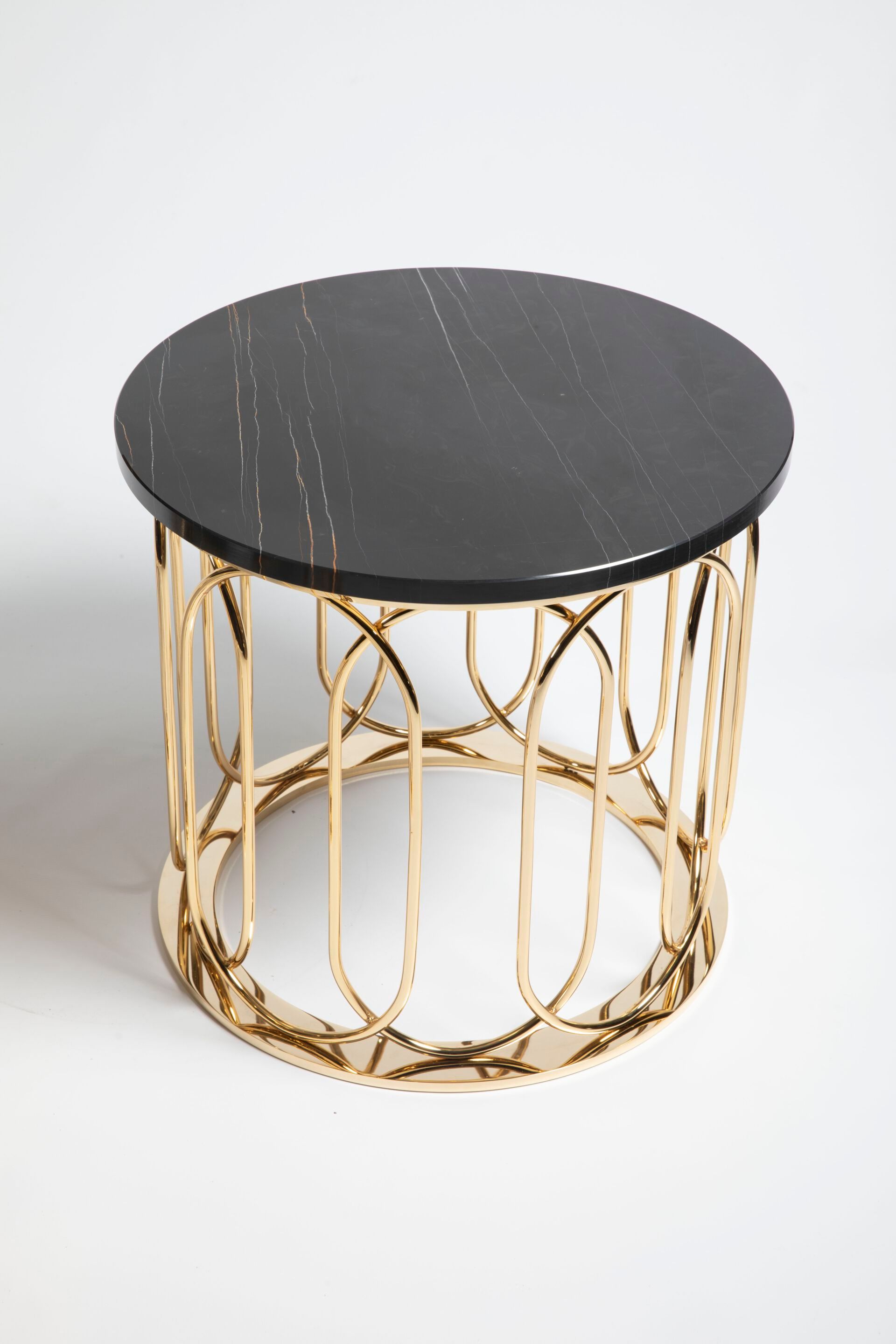 Журнальный столик из стали и мрамора Galbiati Exclusive Interiors ARCH-00081334 - Вид №2