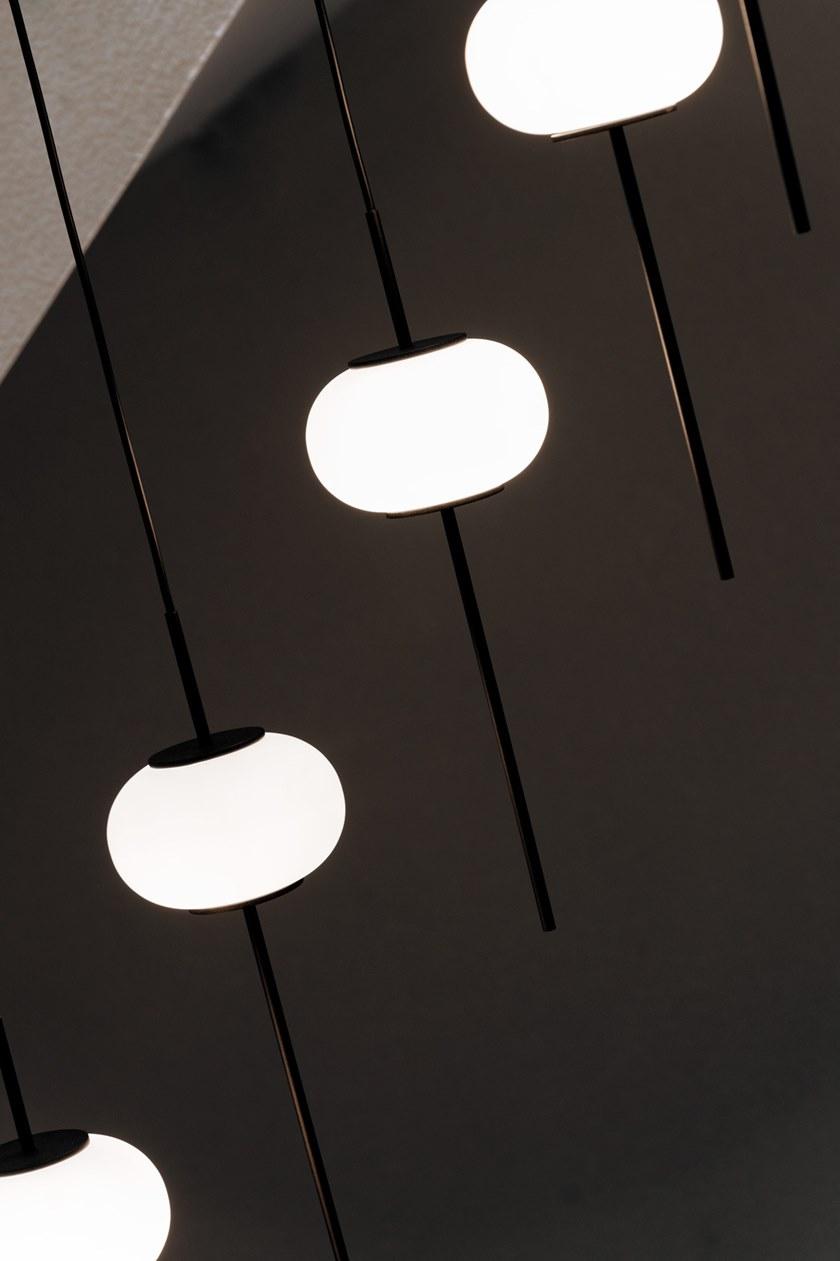Milan Iluminacion Светодиодная подвесная лампа из опалового стекла Astros 6937 - 6936 - 6935 - Вид №12