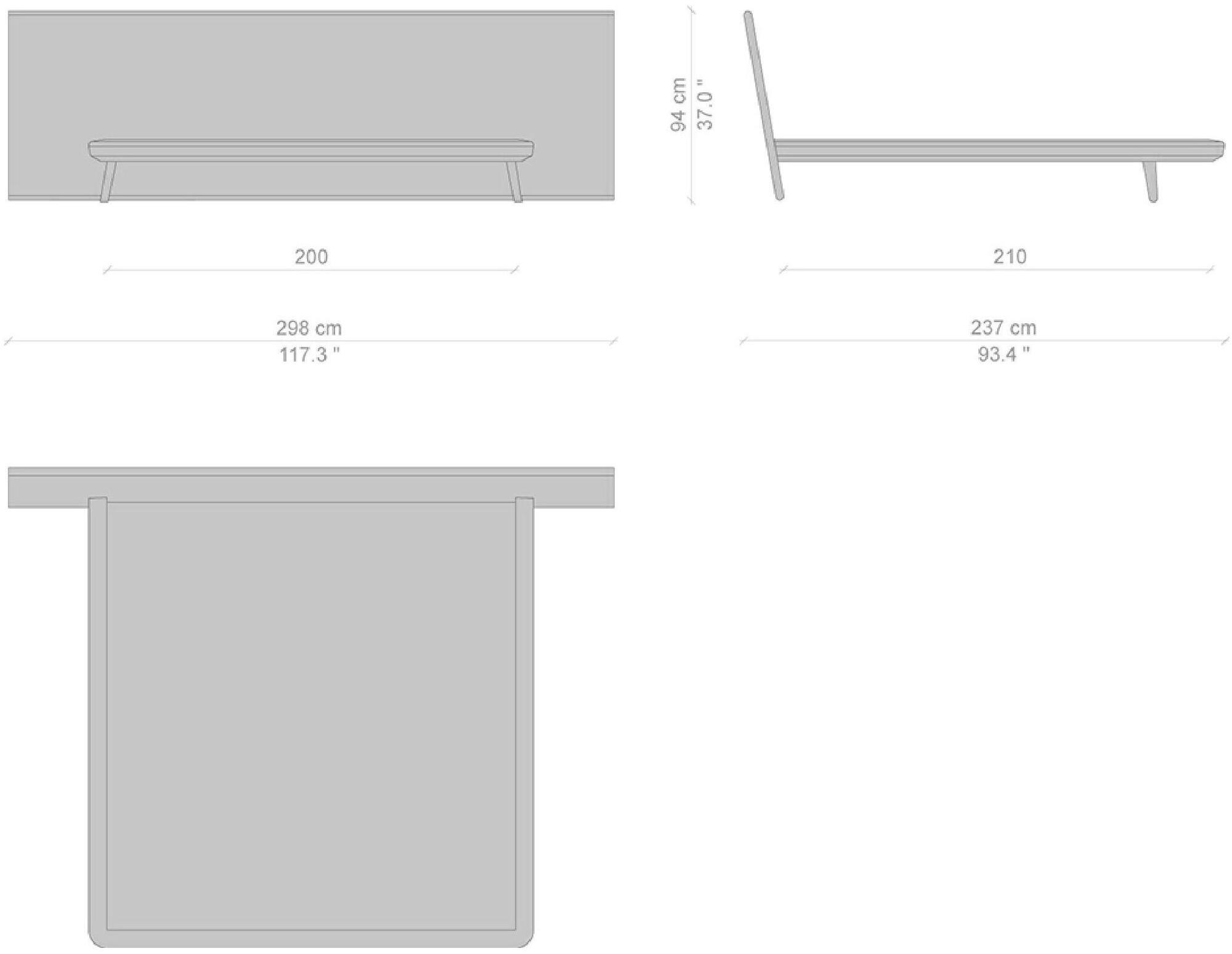 Cassina Кровать с изголовьем из ясеня  L42  - Вид №30