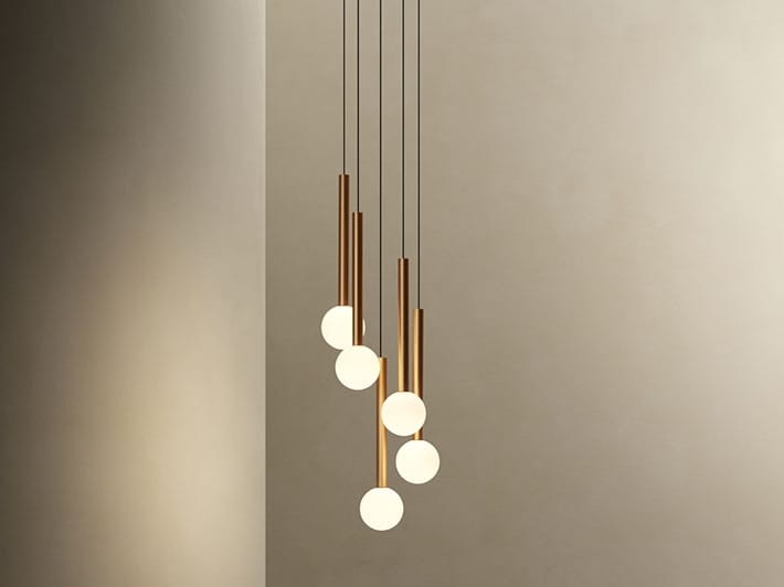 Стальной светодиодный подвесной светильник LedsC4 свеча ARCH-00027150