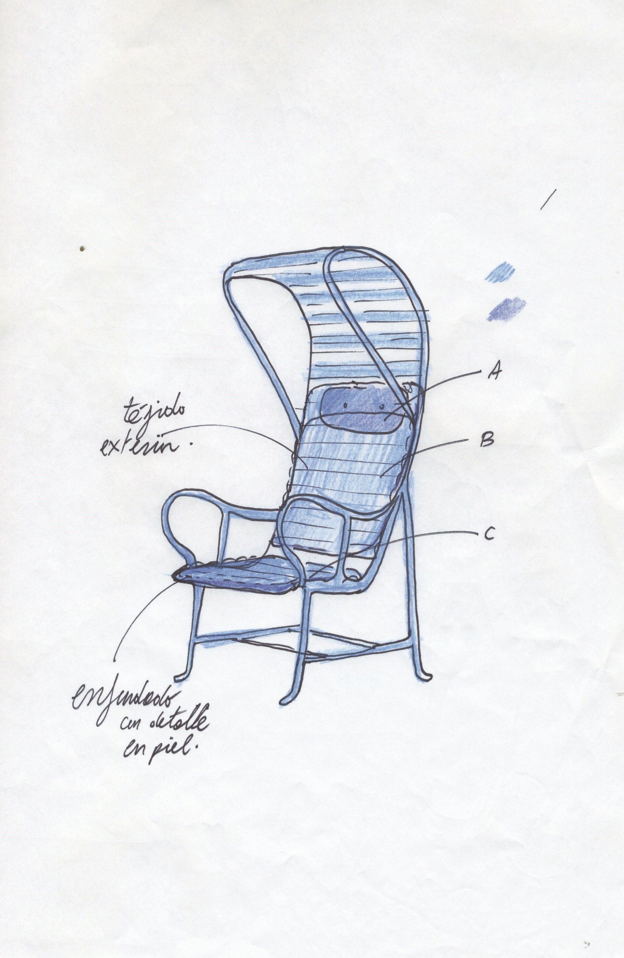 Садовое кресло с высокой спинкой BD Barcelona GARDENIAS ARCH-00005077 - Вид №6