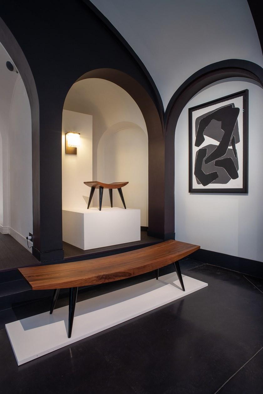 REDA AMALOU DESIGN Скамейка из ореха Jah sun-id-1479272 - Вид №7