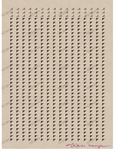 Tapis Rouge Прямоугольный коврик ручной работы Val camonica Tr 1719