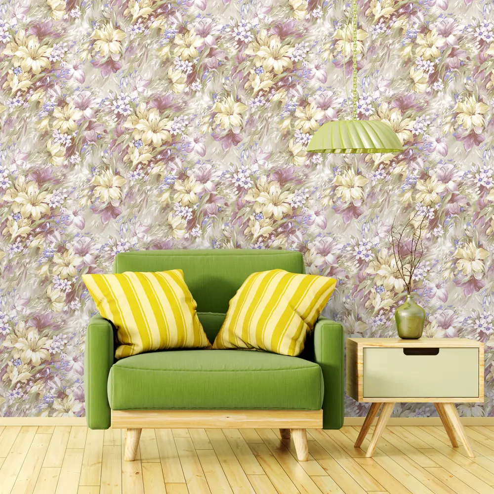 Обои флизелиновые Victoria Stenova Summer розовые 1.06 м 998707 STLM-2028751 - Вид №4