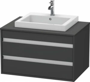 KT675404949 Ketho Тумбочка подвесная Графит матовый, декор