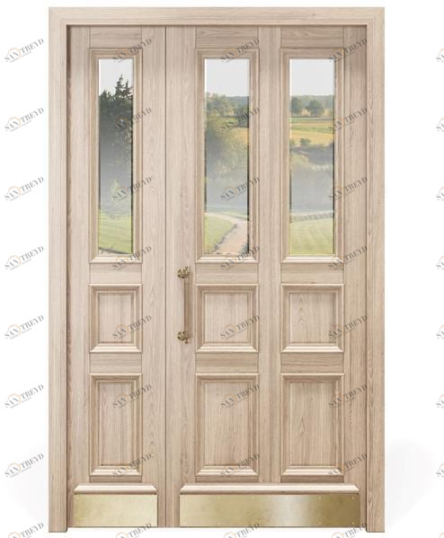 DWFI Входная дверь из фанерованной древесины для улицы  00002565 