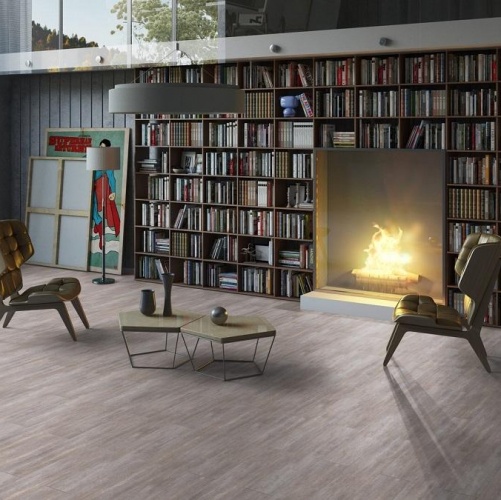 Виниловый ламинат Tarkett Lounge Moby Дуб с брашью (Текстурированная) 914,4х152,4/101,6 мм 1000901231 - Вид №7