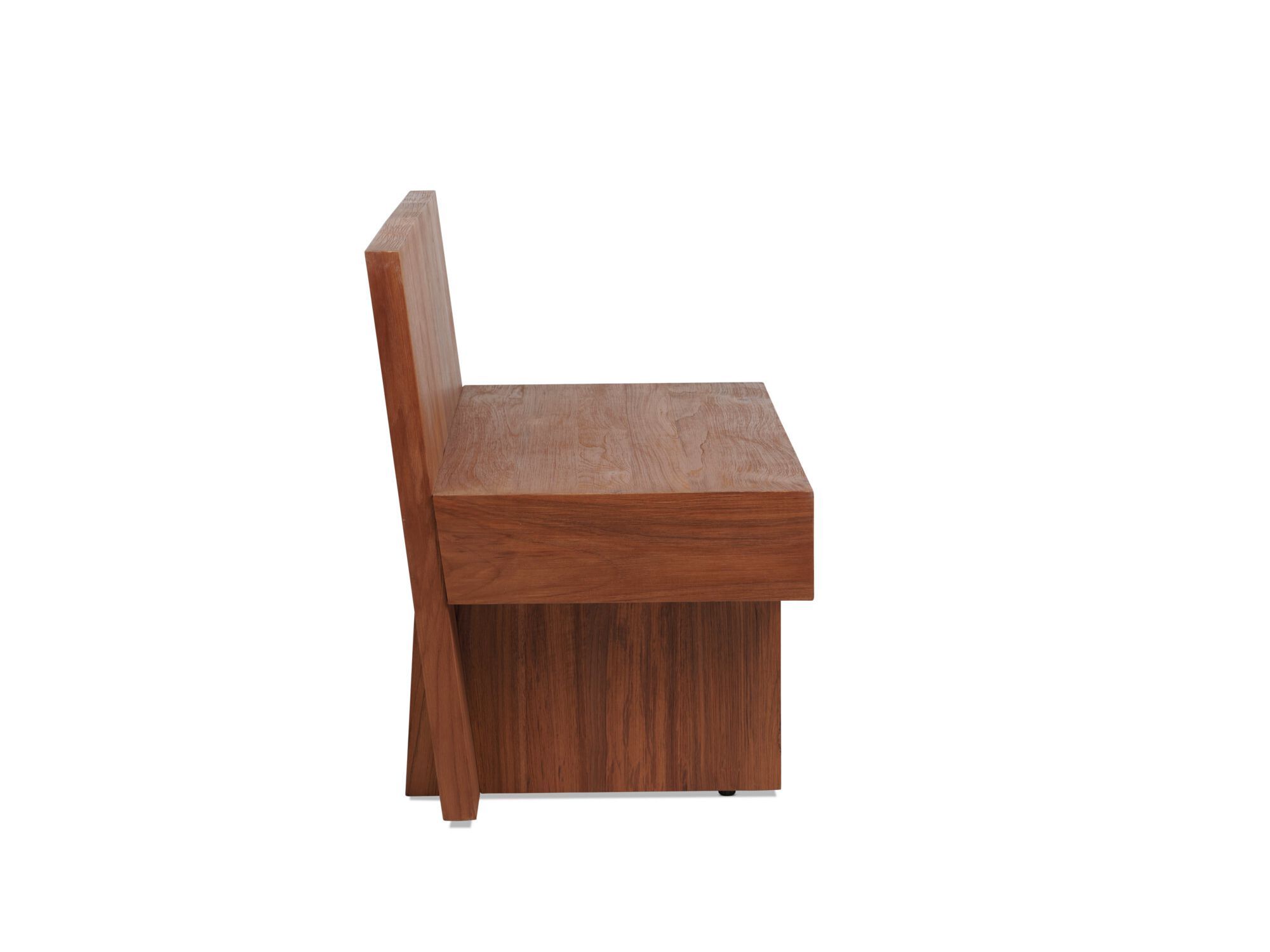 Садовая скамейка из тикового дерева со спинкой Walters курорт ARCH-00129267 - Вид №2