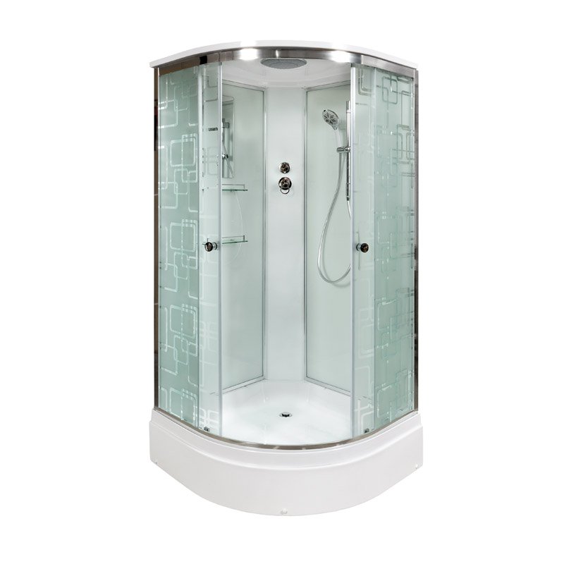 L 980 N с гидромассажем Душевая кабина DETO Серия L ЕМ2710 стандартная