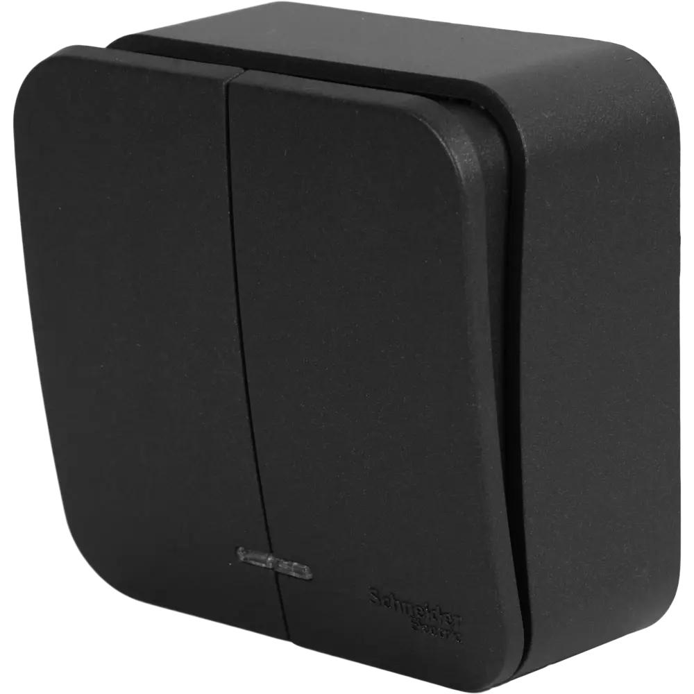 Выключатель накладной Schneider Electric Blanca 2 клавиши цвет антрацит 86724511 STLM-2172650 SYSTEME ELECTRIC