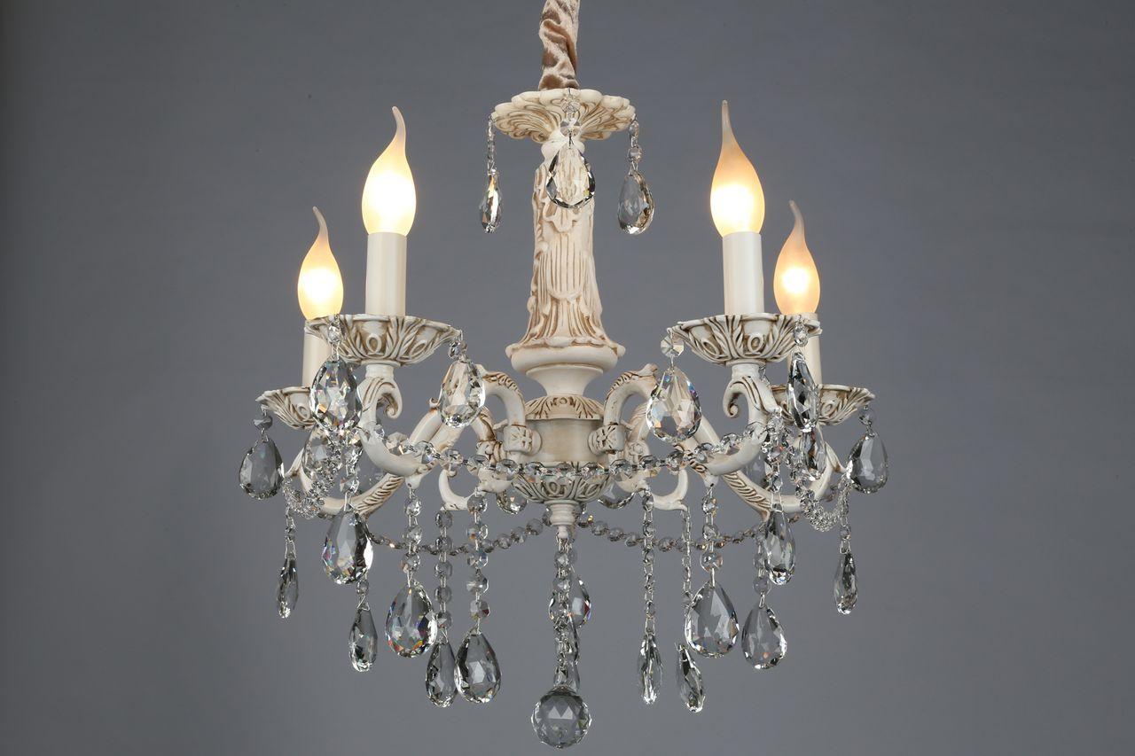 Подвесная люстра Omnilux OML-77203-05 OMNILUX OML-772 185596 Бежевый  - Вид №2