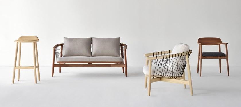 Herman Miller Кресло из дерева и ткани с подлокотниками Crosshatch sun-id-1451710 - Вид №14