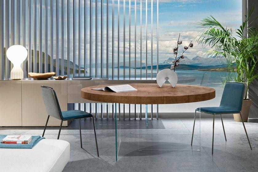 Lago Круглый деревянный стол Air sun-id-1513678 - Вид №1