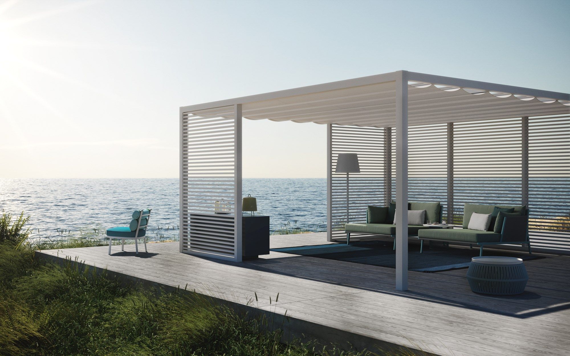 Мягкий модульный садовый диван Kettal Vieques ARCH-00014164 - Вид №3