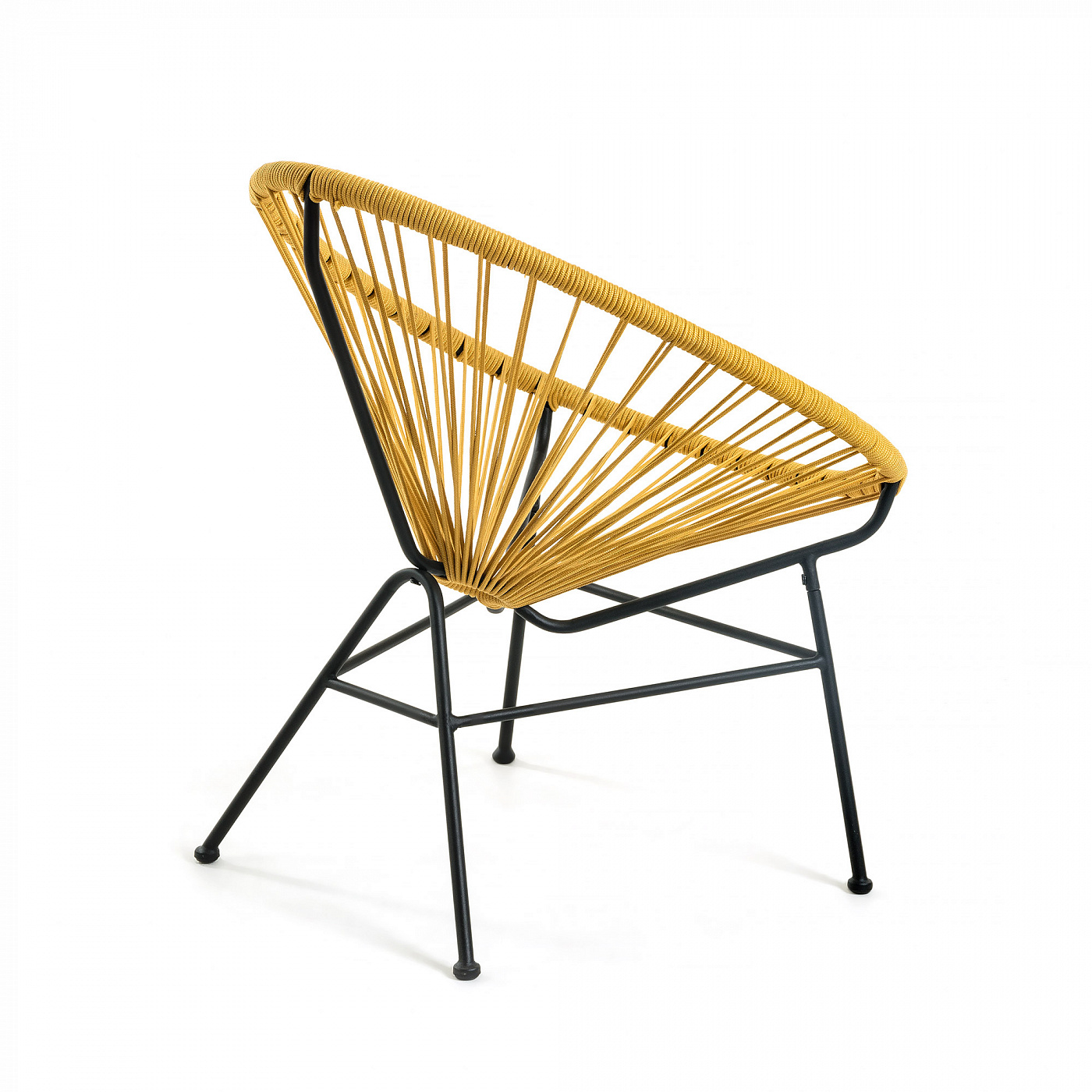 069745 Кресло горчичное La Forma Samantha  - Вид №6