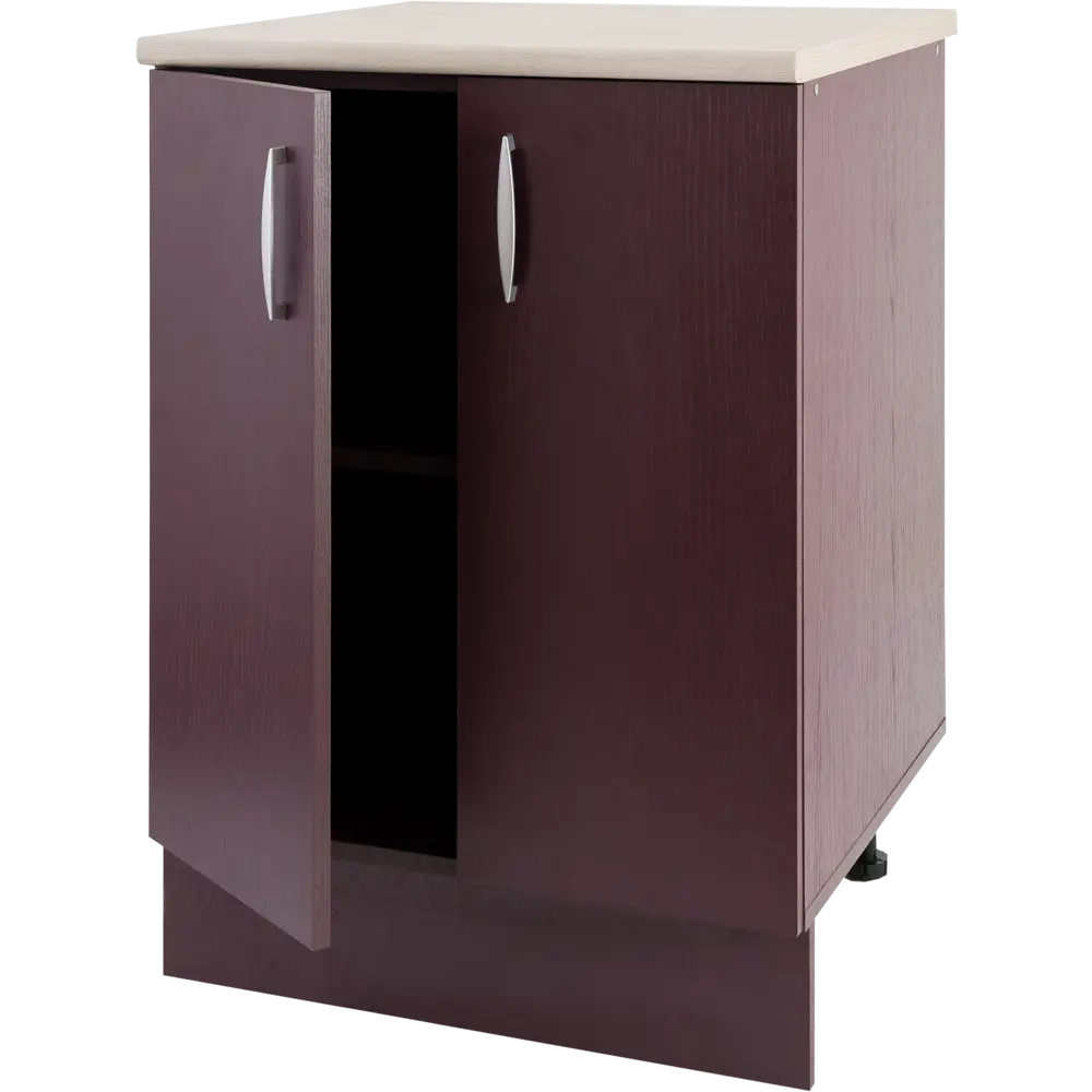 Шкаф напольный «Бургун» 60x85.2х60 см, ЛДСП, цвет бургун 82600386 STLM-2156977 Santreyd - Вид №1