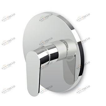 ZSN090 - R97800 Смеситель для душа однорычажный с переключателем, для универсального встраиваемого корпуса Zetasystem R97800. <br> Картридж с ограничителем расхода и температуры. Zucchetti Sun 