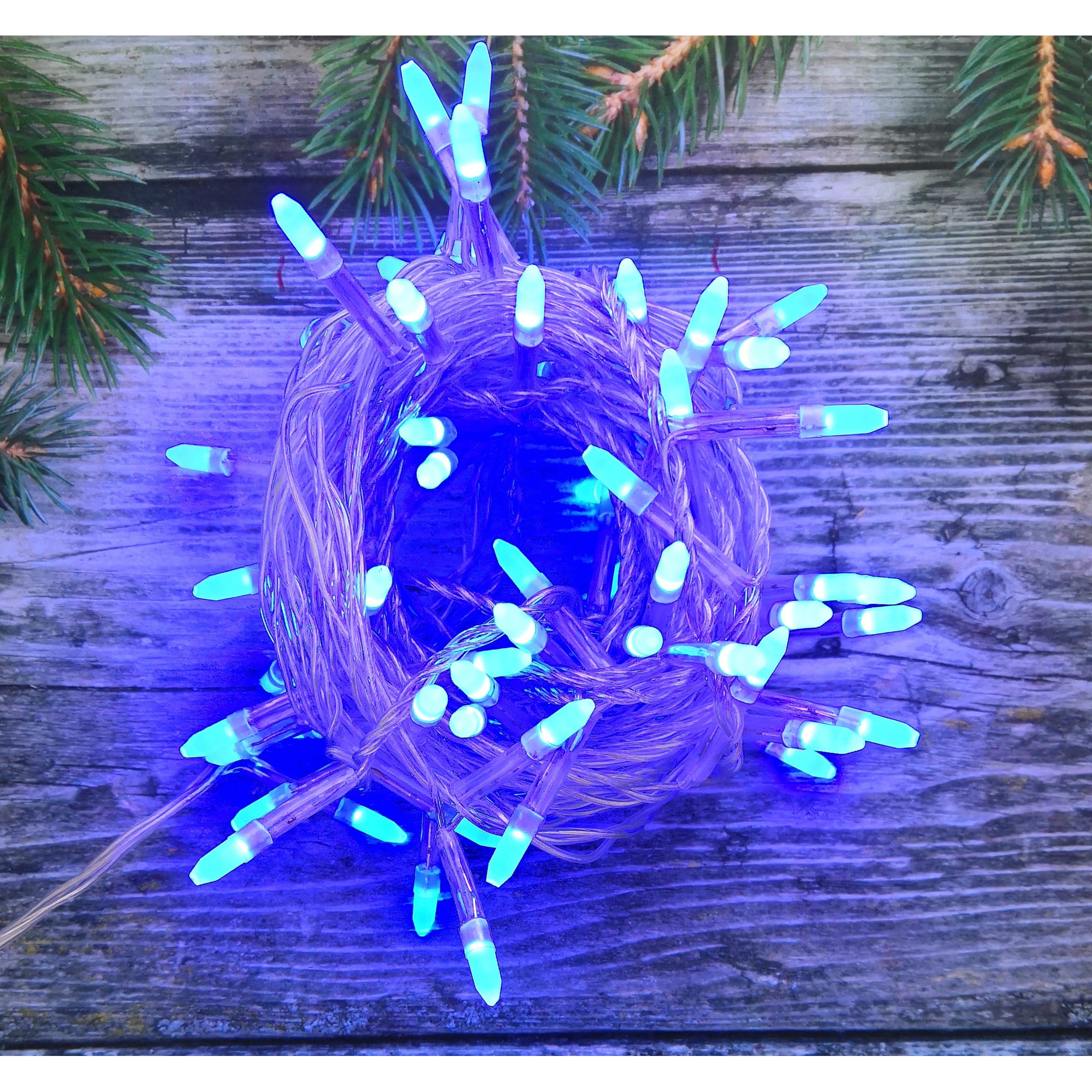 82309542 Электрогирлянда комнатная «Нить» 8 м 80 LED мультисвет Santreyd  - Вид №1