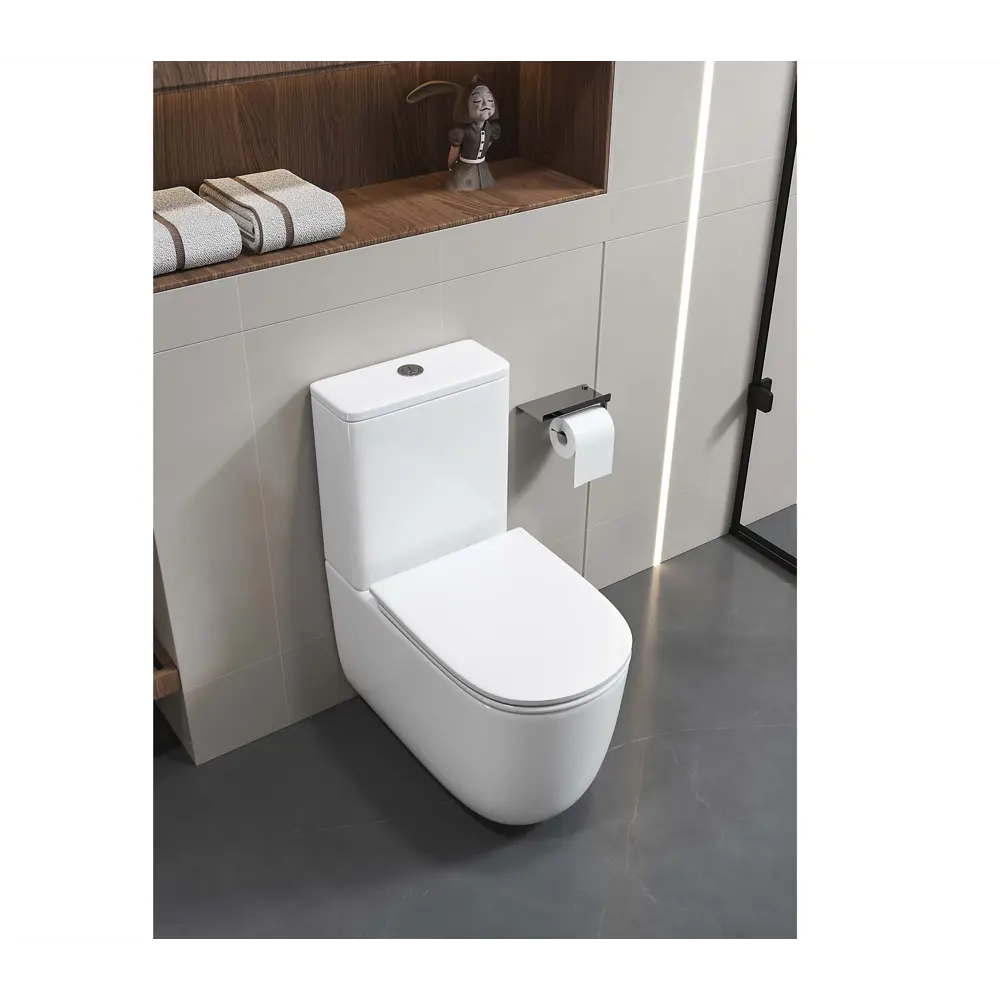 Унитаз-компакт Aquatek Optima Plus Tornado безободковый двойной смыв STLM-2055614 - Вид №6