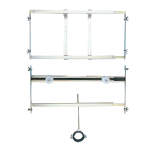 08020 Монтажная рама для писсуара с устройством смыва, которое расположено над писсуаром SANELA