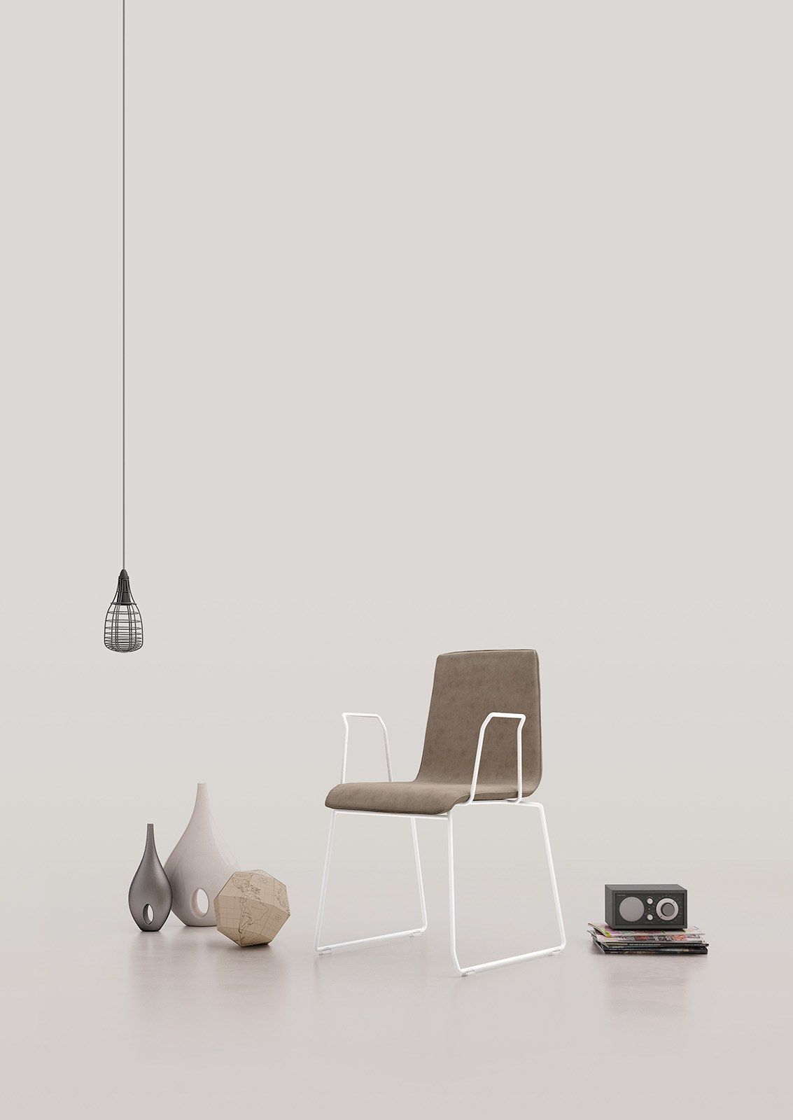 Тканевый стул с подлокотниками Leyform Zerosedici ARCH-00033310 - Вид №5