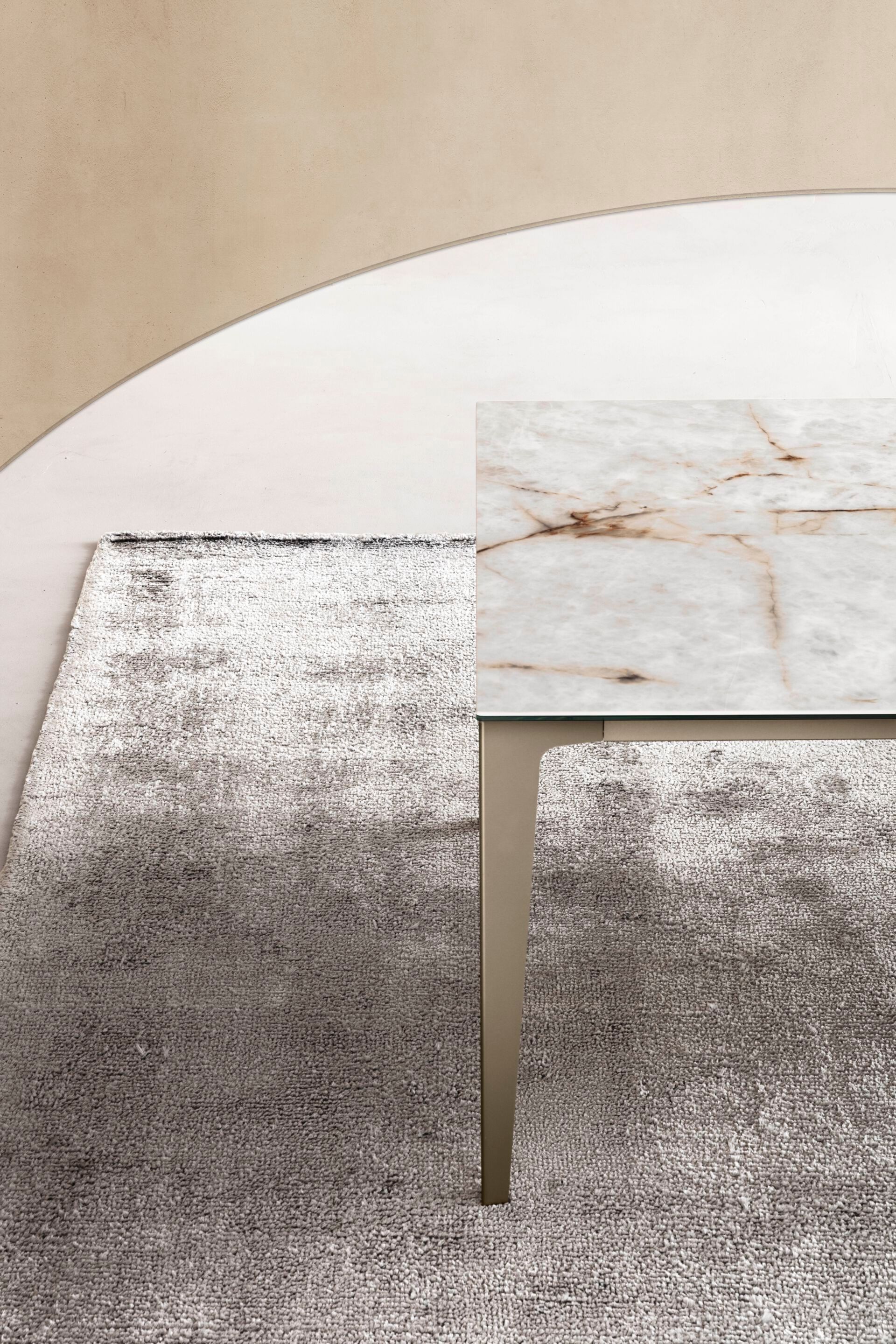 Металлический прямоугольный выдвижной стол с керамическим верхом Alf DaFrè JAG ARCH-00083946 - Вид №2