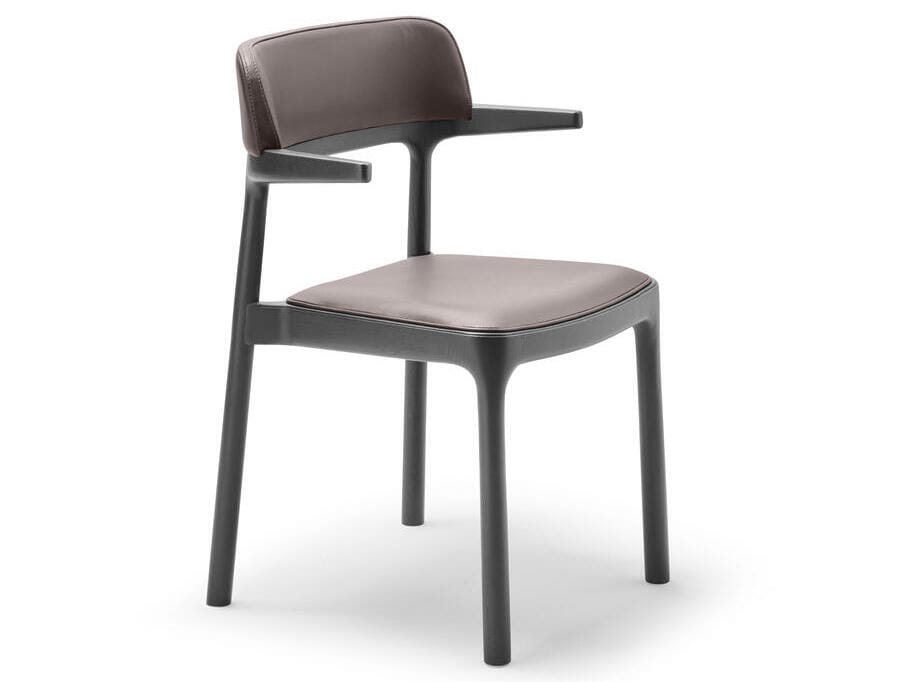 Деревянный штабелируемый стул с мягким сиденьем ALKI ORRIA ARCH-00091551 - Вид №31