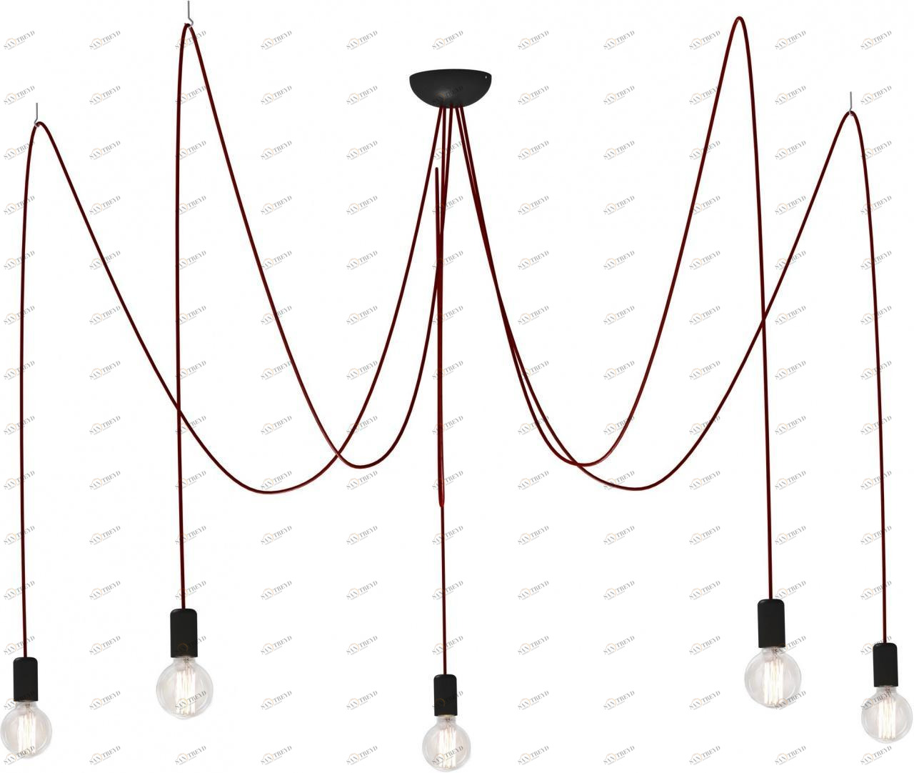 Подвесная люстра Nowodvorski Spider 6790 NOWODVORSKI SPIDER RED 186525 Красный 