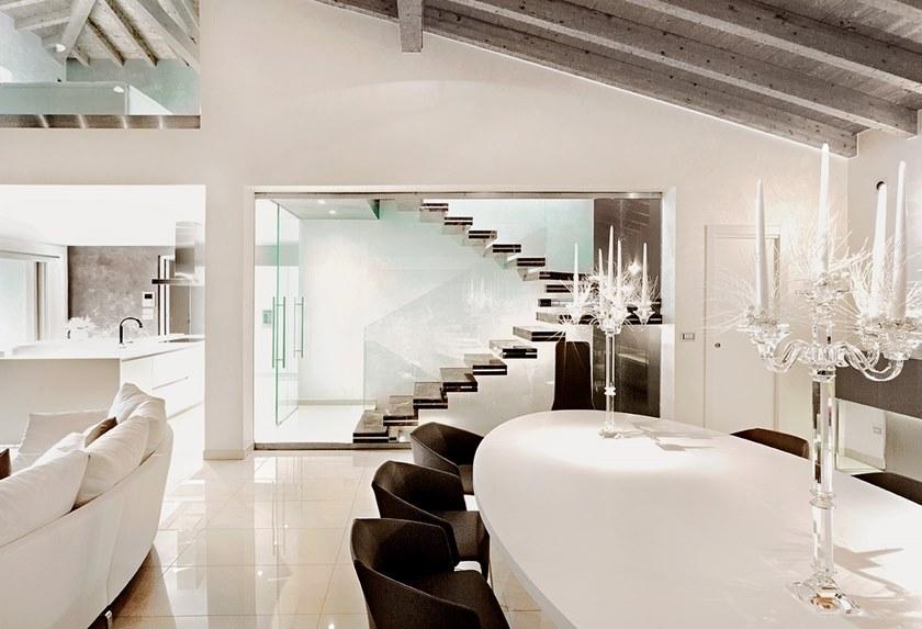 Officine Sandrini Открытая лестница из мрамора sun-id-1454961 - Вид №7