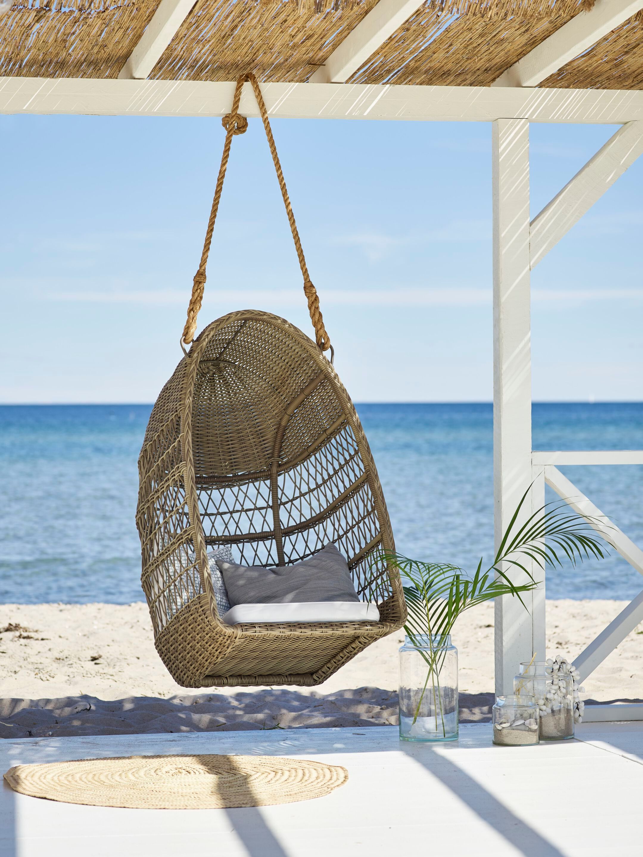 Подвесное садовое кресло из Алу-ротанга и ArtFibre Sika Design Georgia Garden ARCH-00043448 - Вид №1