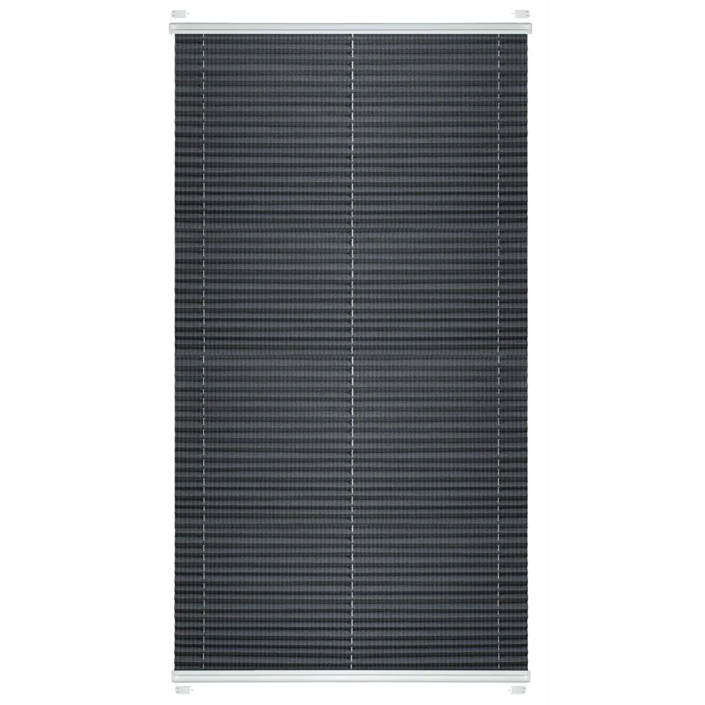 Штора плиссе 52x170 см жаккард графитовая 89411376 STLM-2131144 Santreyd 