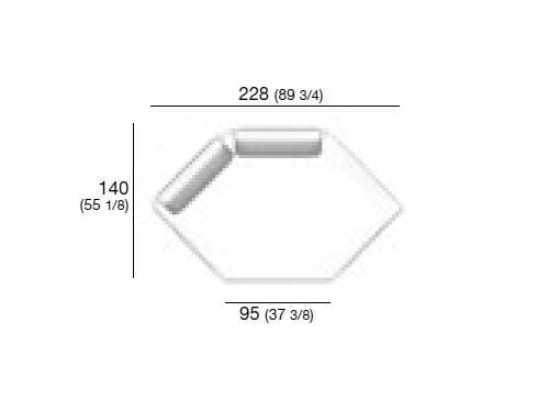 Угловой садовый диван в Batyline® RODA ARCH-00096968 - Вид №11