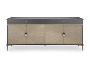 Мебель из дерева и мрамора Nero Marquina с распашными дверями